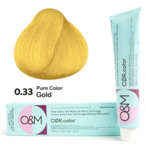 0.33 CØR.color Pure Colors - Direkt színek - Gold hajfesték 100 ml