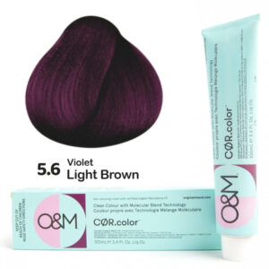 5.6 CØR.color Violet - Light Violet Brown hajfesték 100 ml
