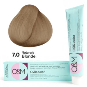 7.0 CØR.color Naturals - Természetes - Blonde hajfesték 100 ml