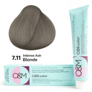 7.11 CØR.color Intense Ash - Intenzív hamvas - Blond hajfesték 100 ml