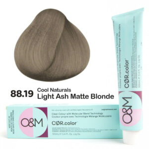 88.19 CØR.color Cool Naturals - Hideg természetes - Light Ash Matte Blonde hajfesték 100 ml