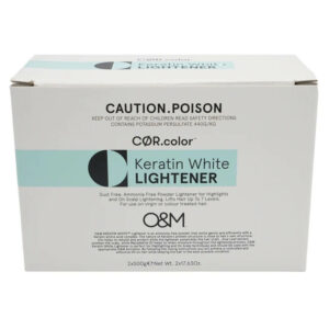 CØR.color Keratin White Lightener - Keratinos ammóniamentes szőkítőpor 1 kg (fehér)